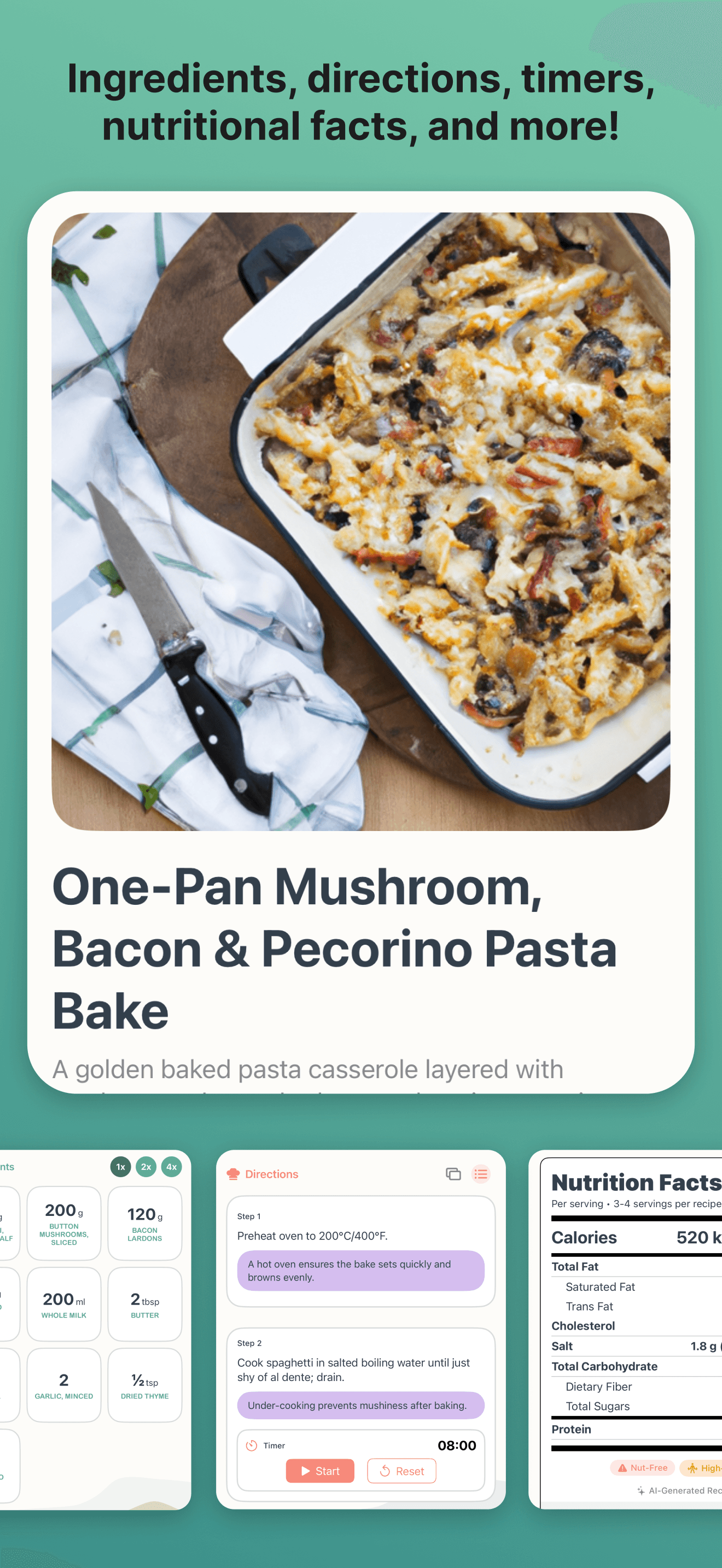 A recipe generated in Do-Re-Ci-Pe